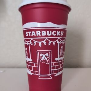 Starbucks 2025 Red Cup Day Holiday Christmas Reusable Coffee Cup 16oz New